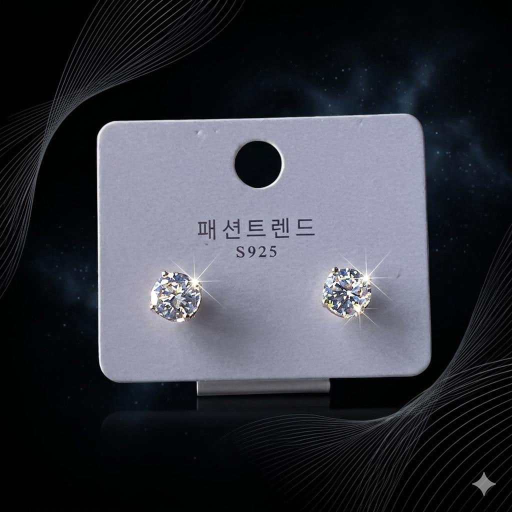ROUND CRYSTAL STUD