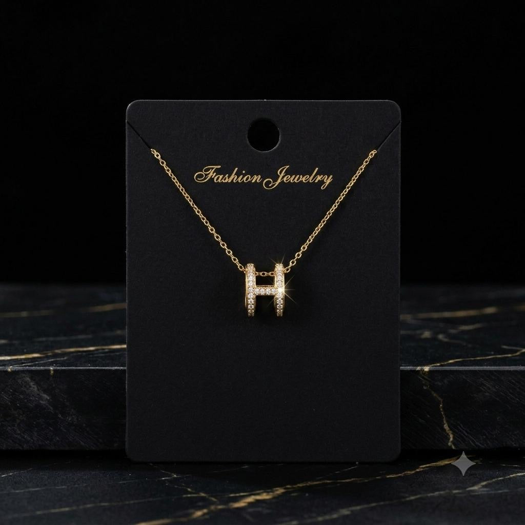 H PENDANT NECKLACE