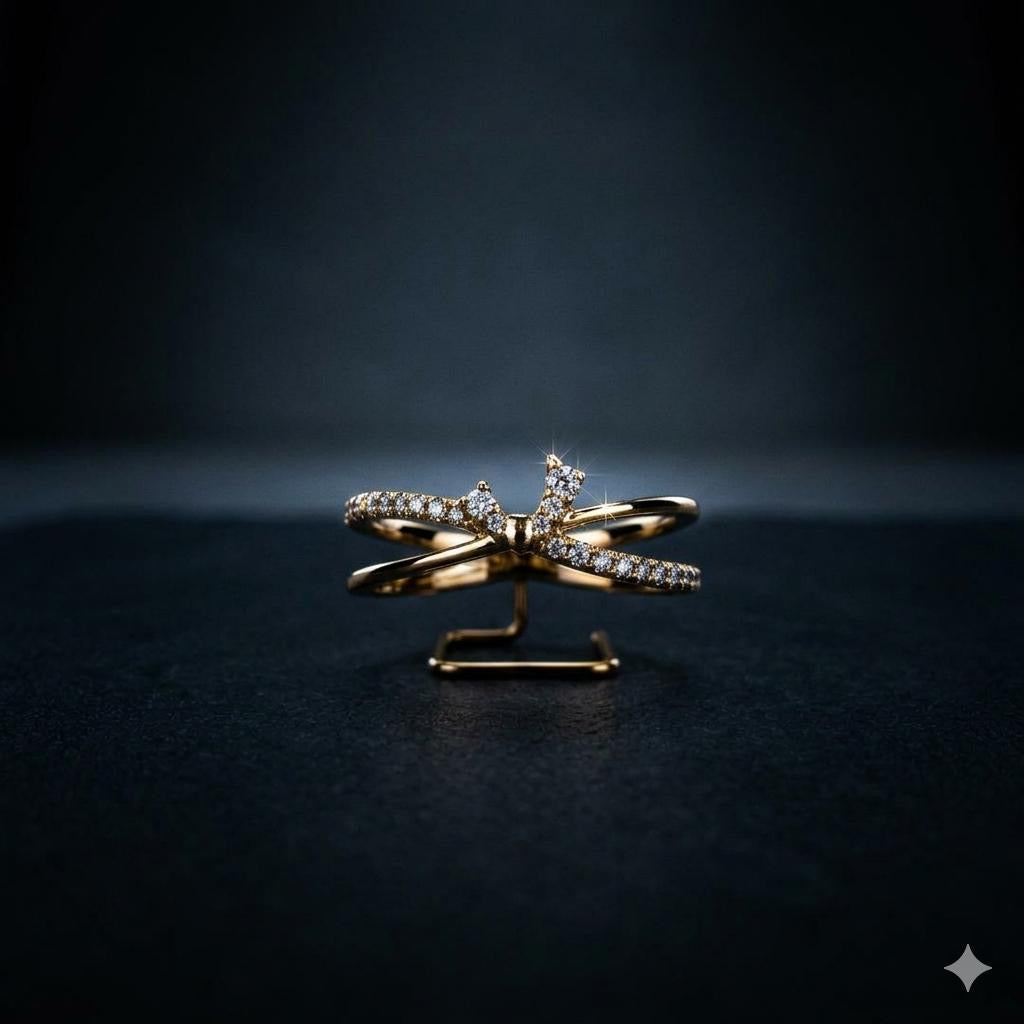 GRACE CROSS RING