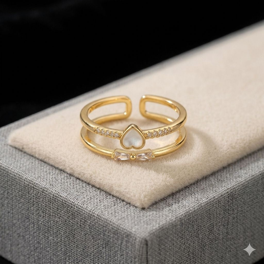 HEART DUO RING