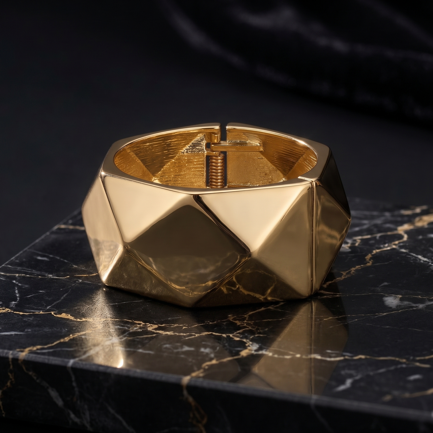 Chunky Gold Cuff