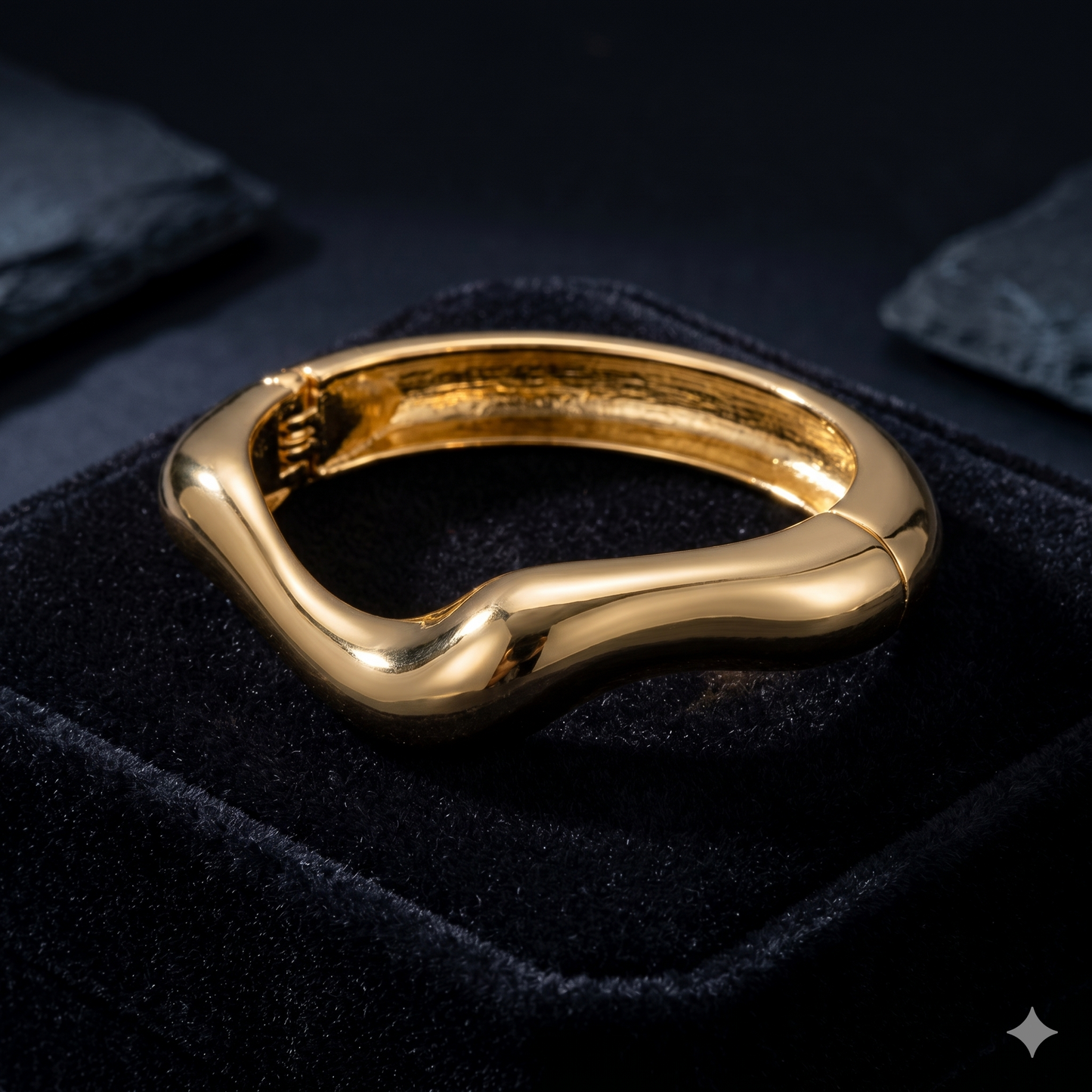Irregular Gold Cuff