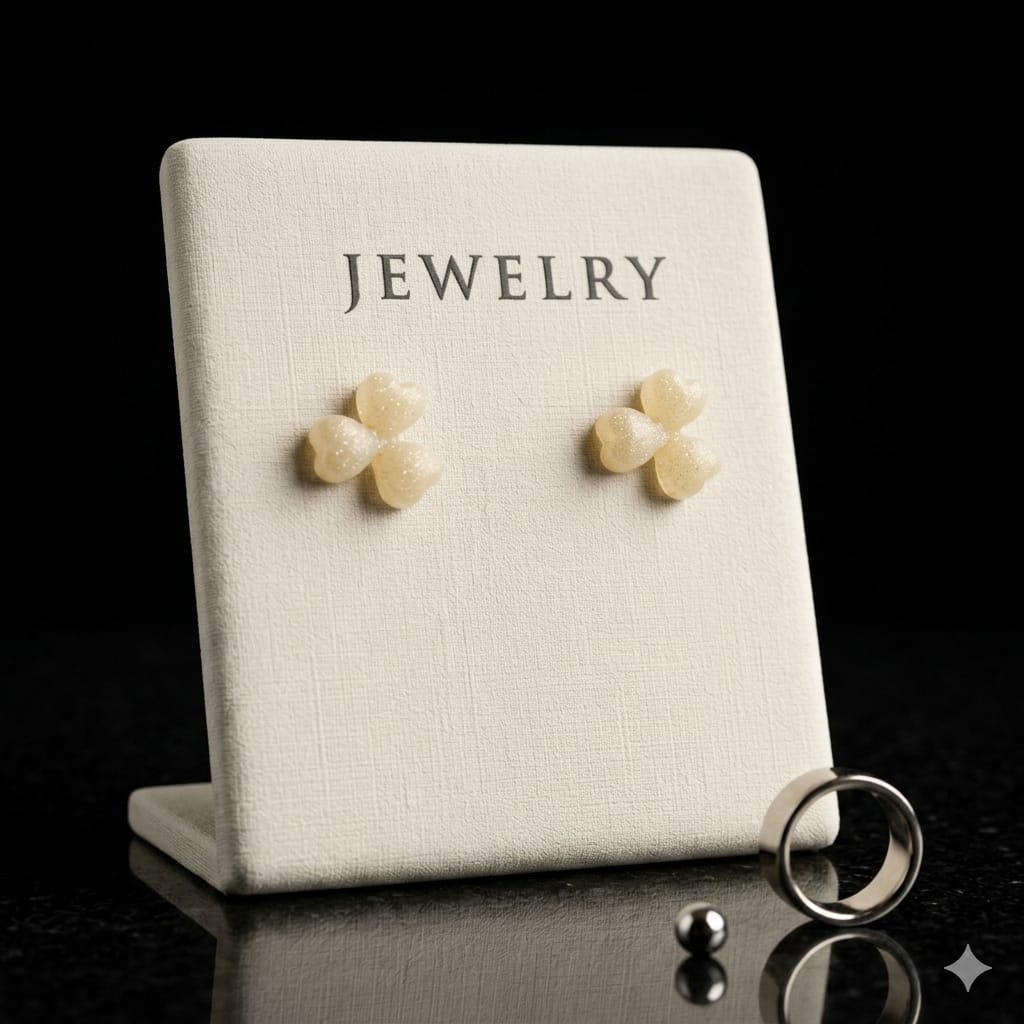 ACRYLIC FLOWER STUD