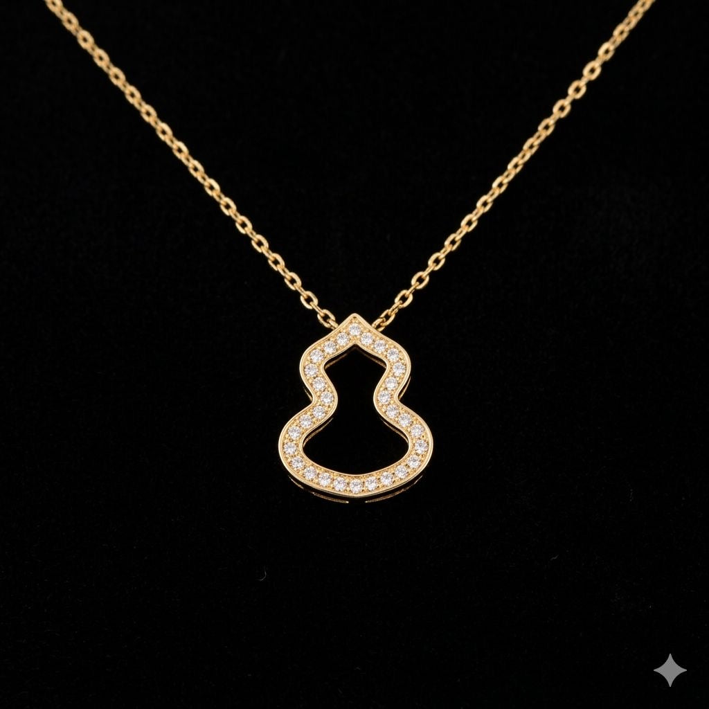 HOLLOW GOURD SNAKE NECKLACE