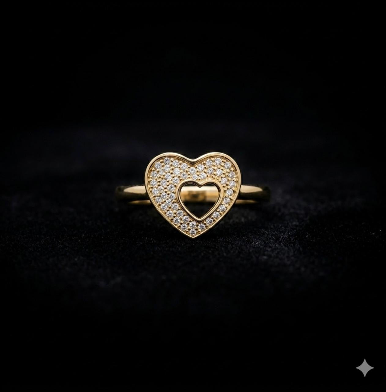 HEART IN HEART RING