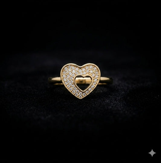 HEART IN HEART RING