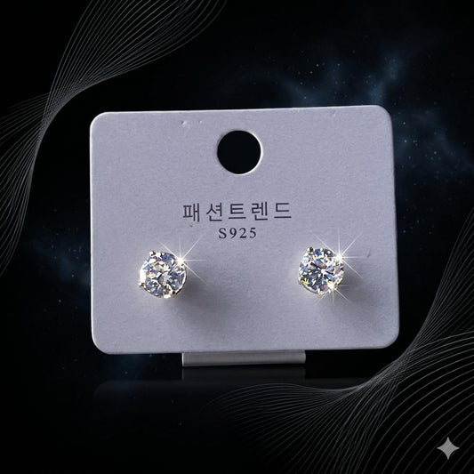 ROUND CRYSTAL STUD