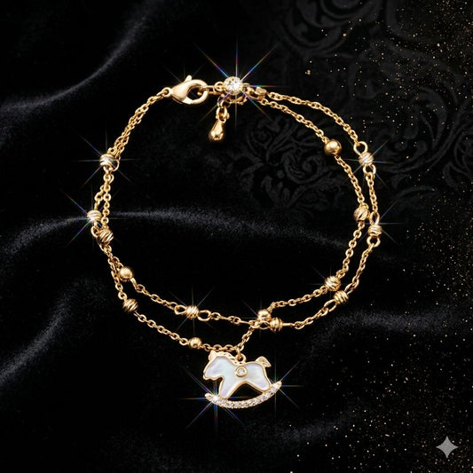 ROCKING HORSE CHARM BRACELET