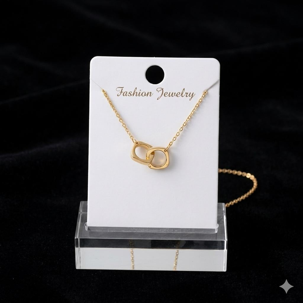 DOUBLE SQUARE NECKLACE
