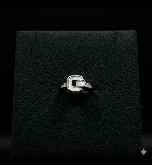 INLAY STONE RING
