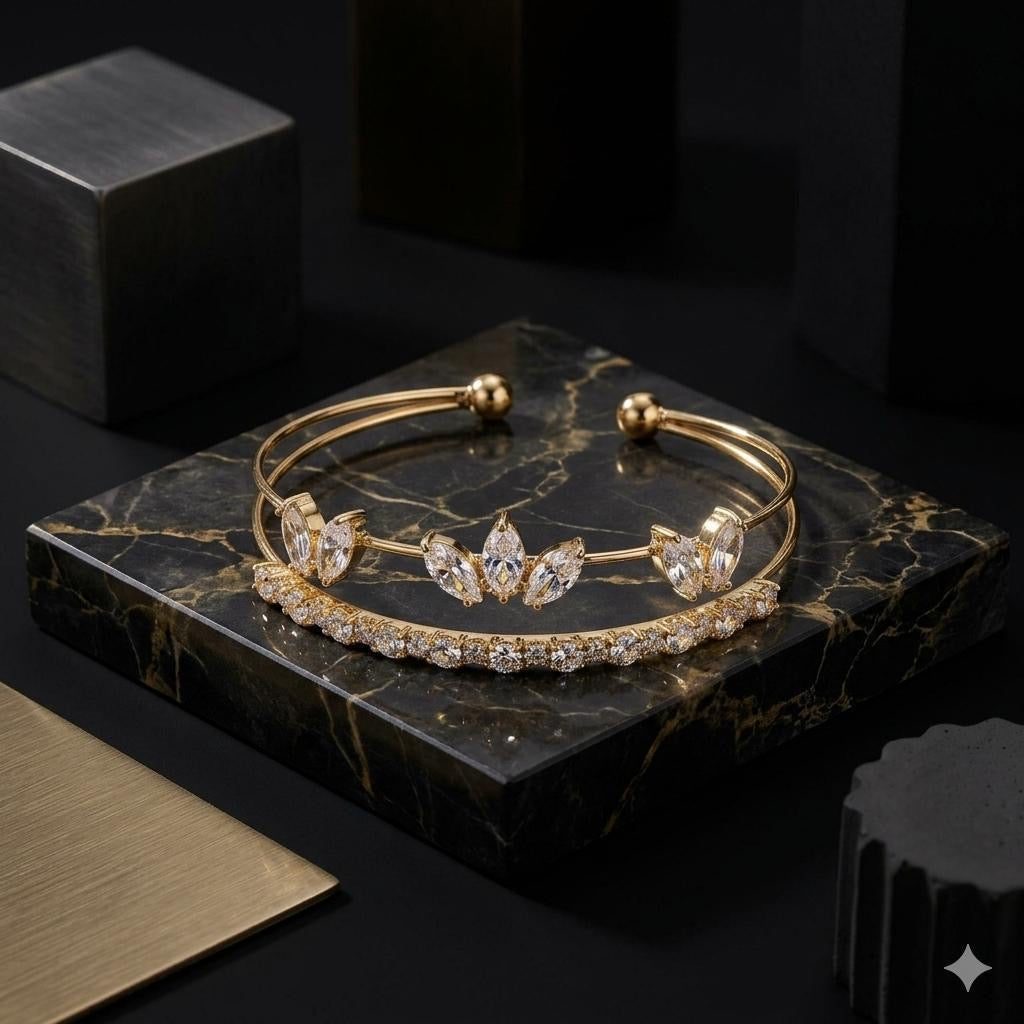 MARQUISE MEADOW CUFF BRACELET