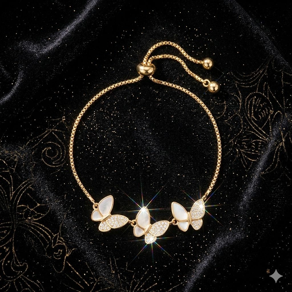TRIPLE BUTTERFLY BRACELET