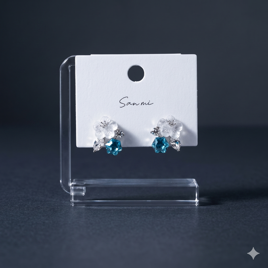 Blue Crystal Cube
