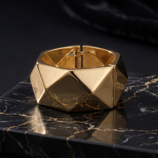 Chunky Gold Cuff