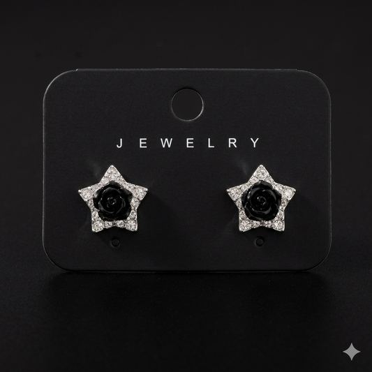 BLACK STAR STUD