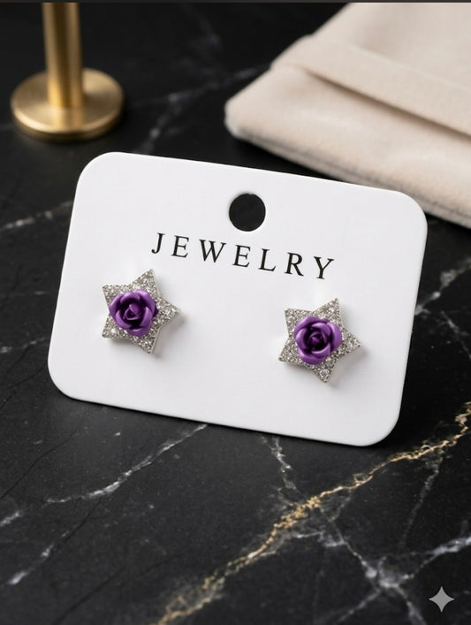 PURPLE STAR STUD