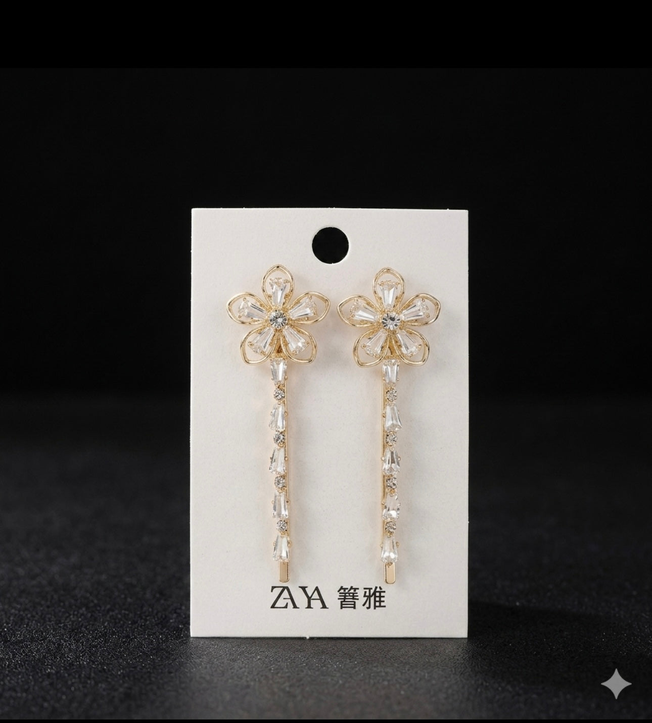 FLORAL MOTIF HAIR PIN
