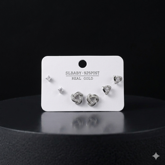 LOVE KNOT TRIO STUD