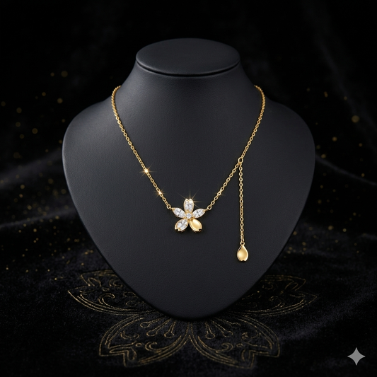 FLORAL CHARM NECKLACE