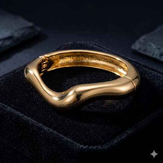 Irregular Gold Cuff