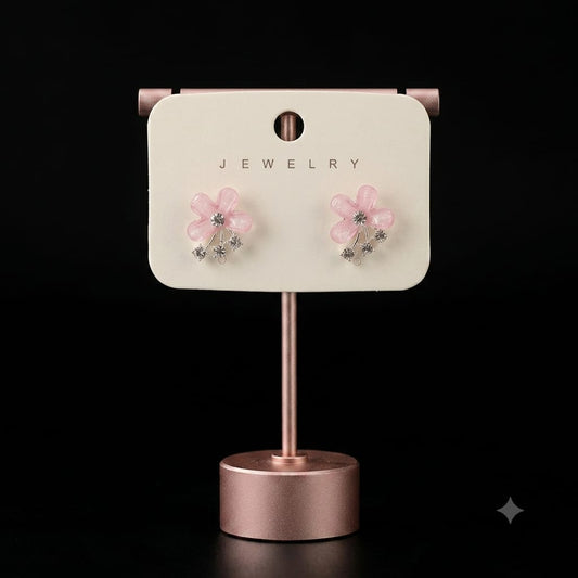 ROSE PETAL STUD