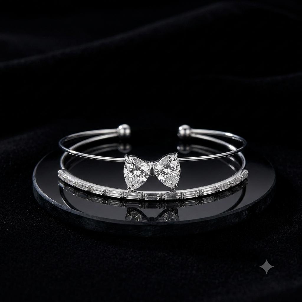 RADIANT KNOT CUFF BRACELET