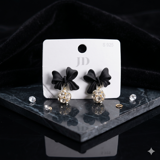 Ritala Ribbon Bow Earrings