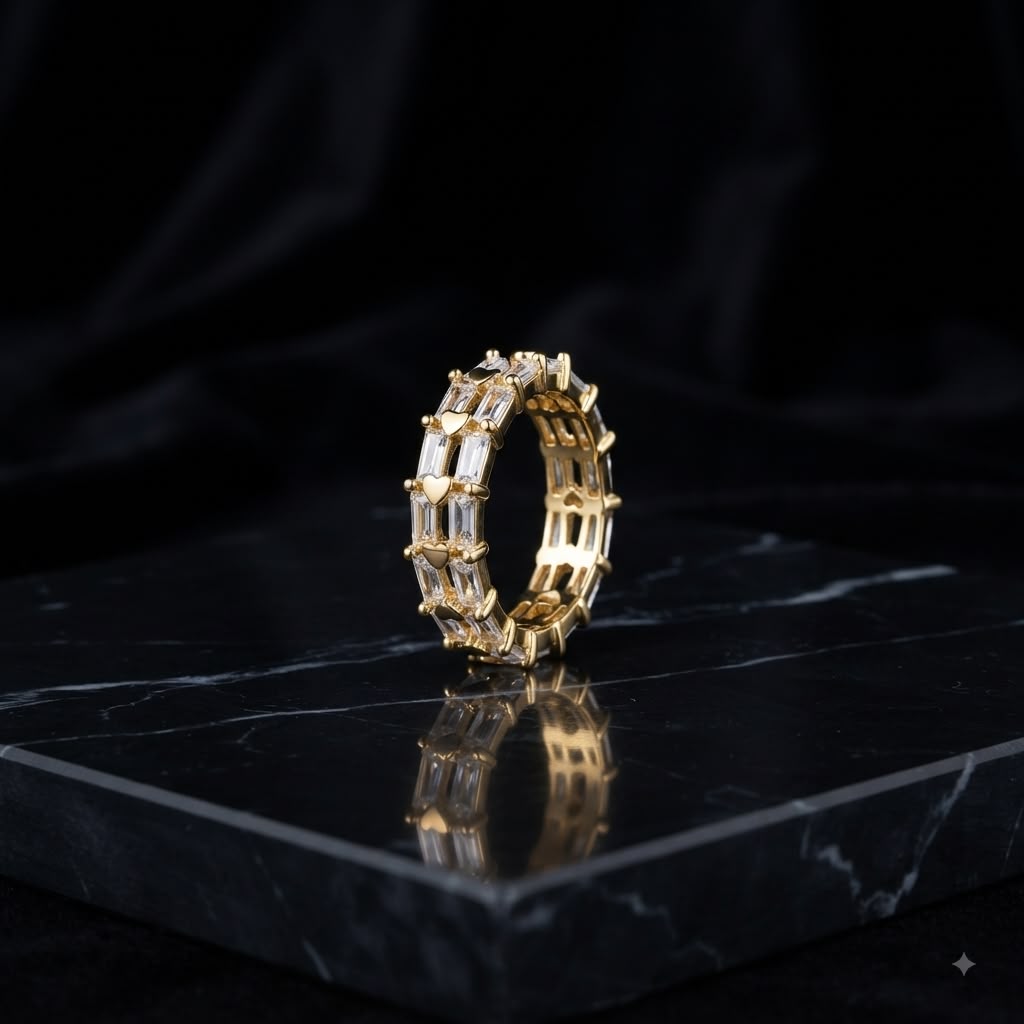 Double ridge ring