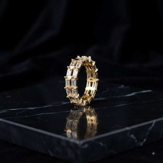 Double ridge ring