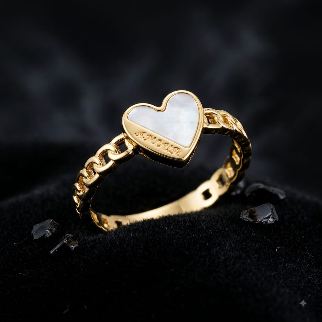 Mother of pearl heart
