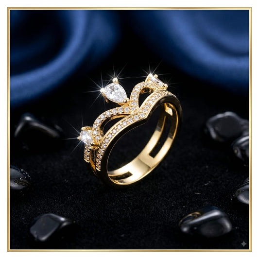 Cindrella crown ring