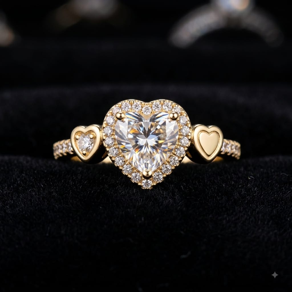 Triad halo ring