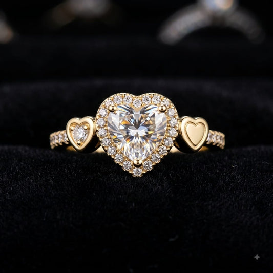 Triad halo ring