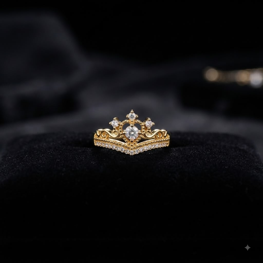 Queen crown ring
