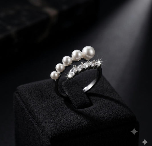NOIR PEARL RADIANCE RING