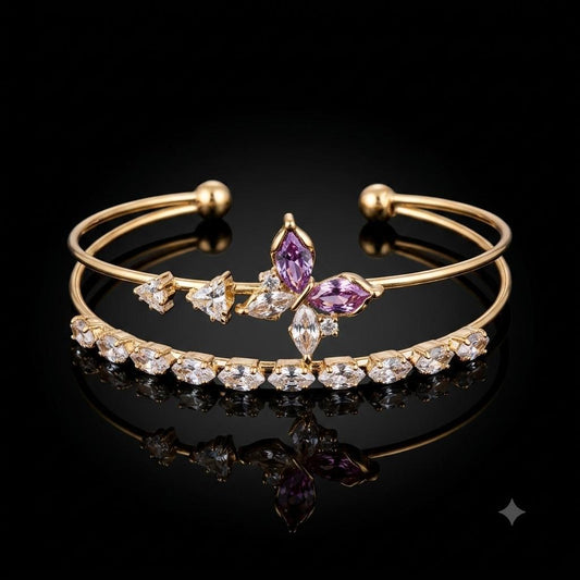 AMETHYST SERENADE CUFF BRACELET