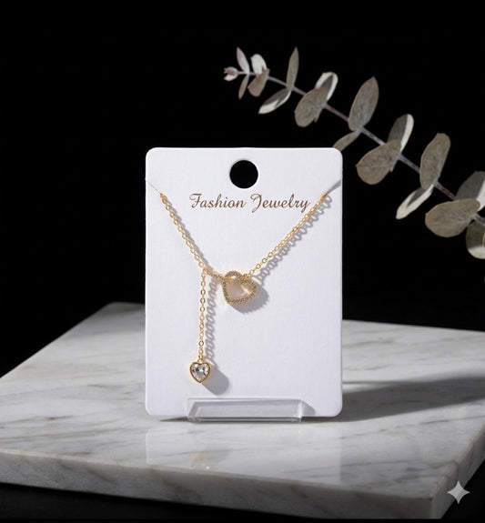 LINKED HEART NECKLACE