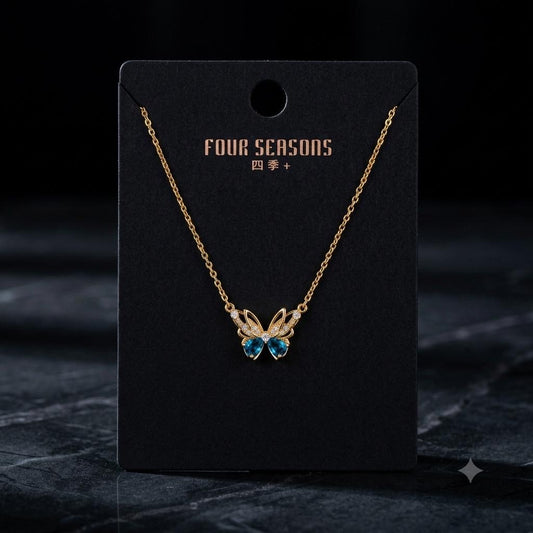 BUTTERFLY BLUE NECKLACE